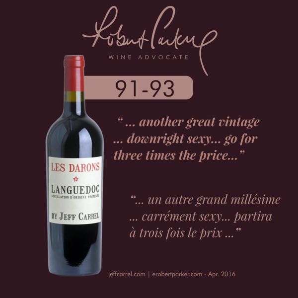 Robert Parker Wine advocate - Les Darons Rouge