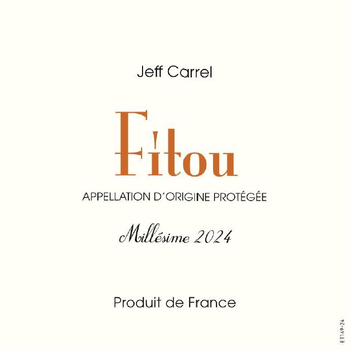 la bette vin Rouge by Jeff Carrel Etiquette