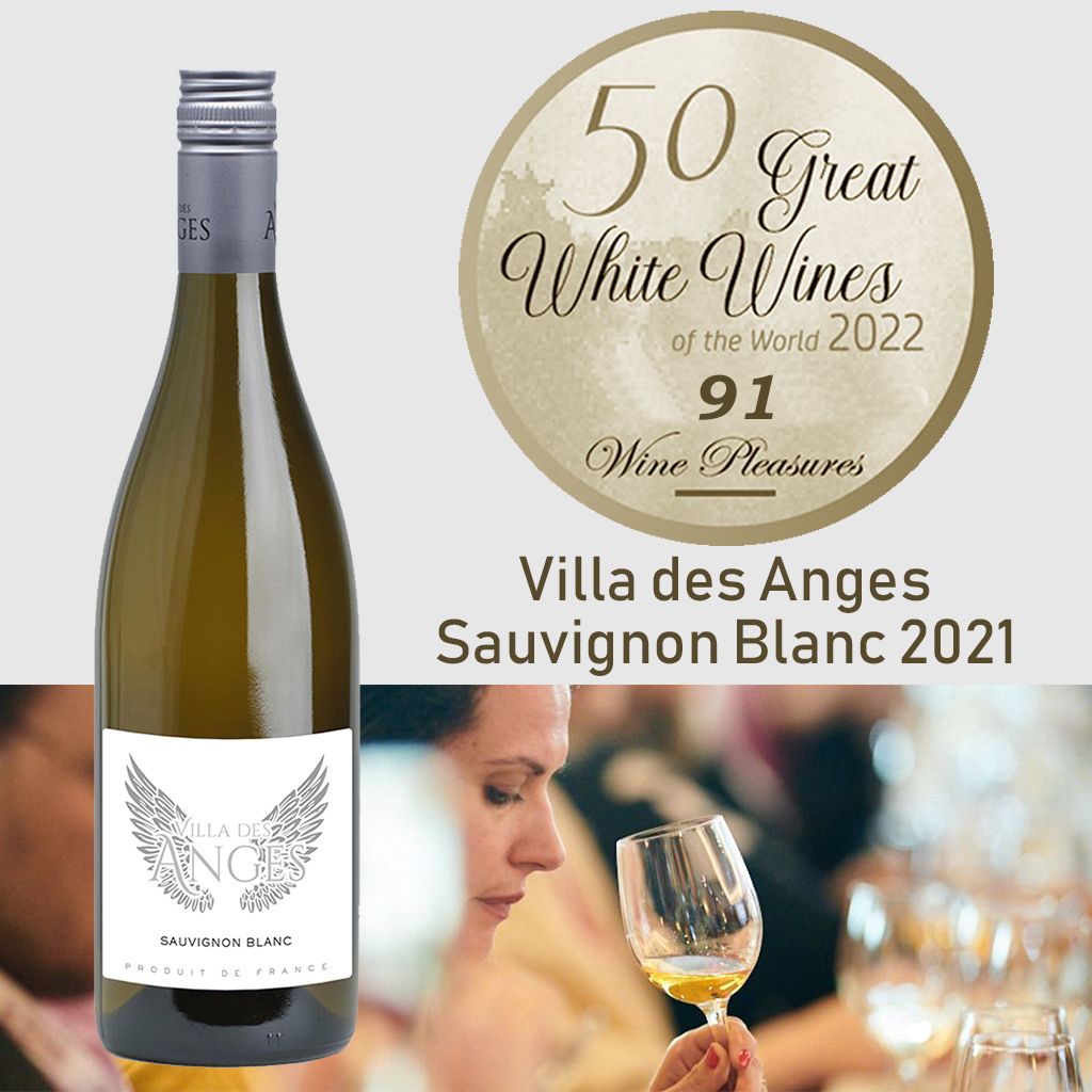 VIlla des anges blanc récompenses 50 great white wine