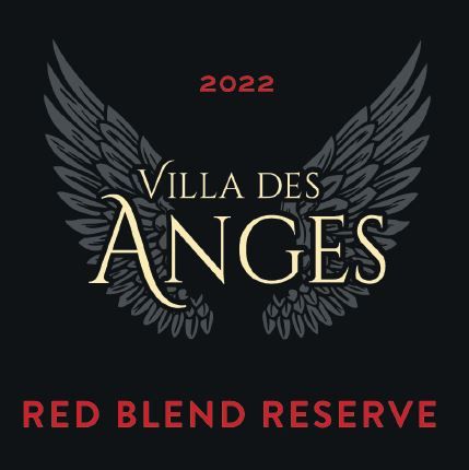 ROUGE villa des anges réserve by Jeff Carrel Etiquette
