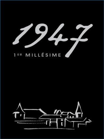 1947 etiquette DOMAINE DE THULON