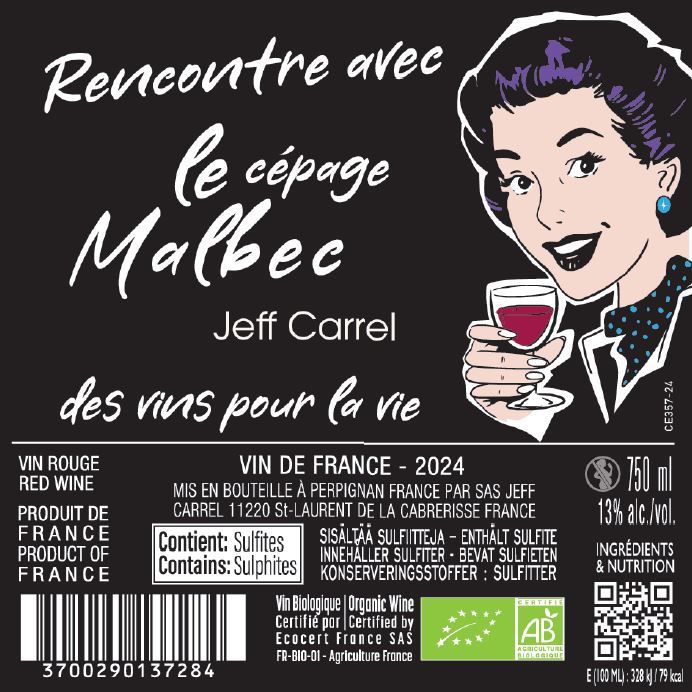 A VUE DE NEZ POINT DE VUE Jeff Carrel Etiquette